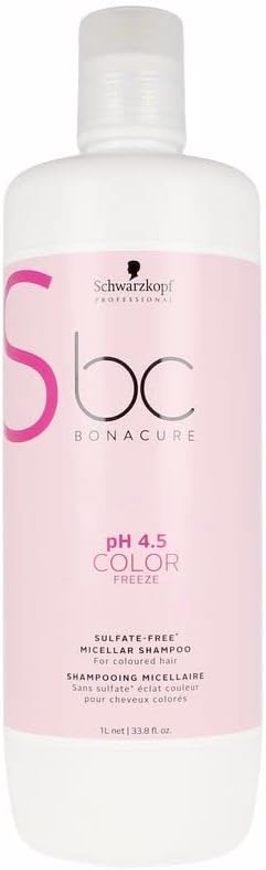 Bonacure Color Freeze Ph 4.5.Micellar Sulfate Free Shampoo, Fresh, 1000 ml, 1 l (Pack of 1)