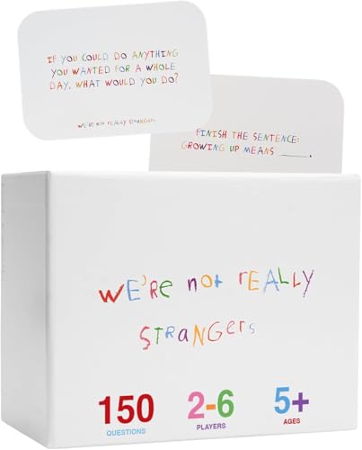 WERE NOT REALLY STRANGERS Kids Edition Conversation Card Games for Kids