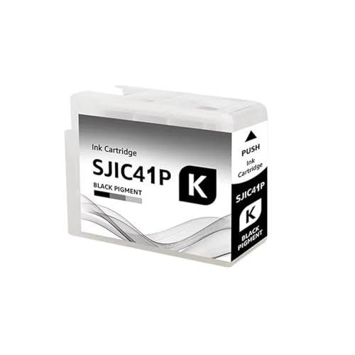 Image of 80ML EU NA Version SJIC42P SJIC41P Ink Cartridge Compatible For EPSON Color Works CW-C4000e C4000 4000U Inkjet Lable Printer Printer Ink Cartridges(NA. SJIC41P-BK)