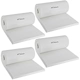 Amylove 2 Pcs Ceramic Fiber Insulation Blanket 60 x 24 x 1 Inch High Density Heat 2600f High Temperature Insulation for Stoves, Kilns, Forges, Fire Bricks, Boilers, Pizza Ovens