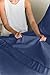 Full Size 4 Piece Sheet Set - Comfy Breathable & Cooling Bed Sheets Set - Hotel Luxury Bedding for Women, Men, Kids, Teens, Boys & Girls - Deep Pockets, Ultra-Soft, Wrinkle Free - Oeko-Tex - Navy Blue