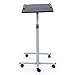 Guidecraft Mobile Laptop Stand: Adjustable Height Sturdy Rolling Laptop Desk Cart for Classrooms, Homeschool and Home Office Spaces