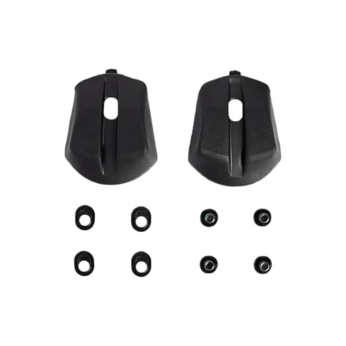 ロードバイク用ヒールパッド - サイクリングシューズグリップ、自転車用フットウェアプロテクター | SPDクリートカバー交換用、滑り止めソールガード、屋内スピントレーナー用マウンテンペダルアクセサリー