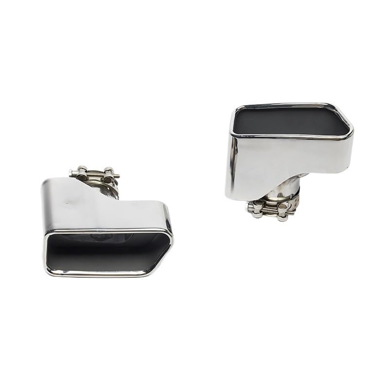 Silencieux d'échappement BMW G30 G31 530 540 embouts carrés de pot arrière gauche et droit silver