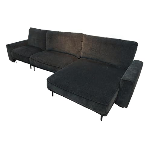 アルファタカバ ソファ 3m 幅300cm 幅304 ファブリックソファ ロイドン ダーク (1人掛け+2人掛け+カウチソファ+肘付き) おしゃれ オシャレ 【5梱包】 組み合わせ自由 ワイドソファ ソファ ファブリック 大型