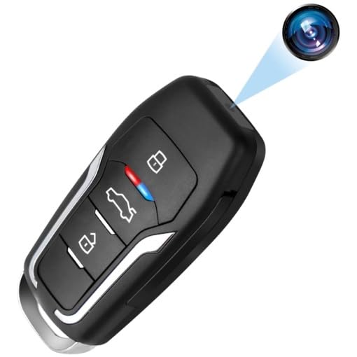 MINI Camera Multifunctional Car Key Chain Mini Cam Dvr IR Light Vision Motion Detection - Perfect Indoor Covert Security Camera for Home and Office (car Keychain)-image-6