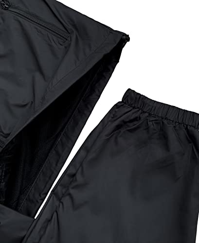 Men’s 2-Piece light Tracksuit Windbreaker Set Jogger Sauna GYM Set with Mesh Lining3