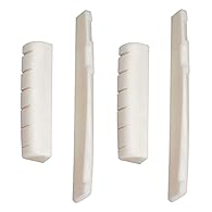Feature: The original and best material for sustain, tone and strength. Application: It can be used on classical and acoustic guitar etc. Size: The upper string pillow is 4.3cm long and 0.88cm high, and the lower string pillow is 7.2cm long and 0.9cm...