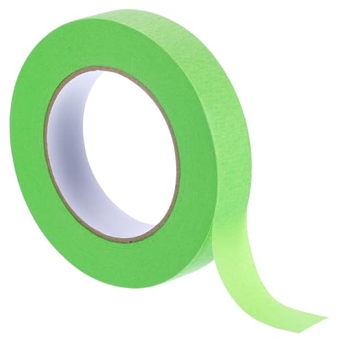 Image of Masking Tape Green Painters Tape Paper Tape [for Crafts DIY Walls Painting Packing Automotive Home Decoration Teaching]- 1 Inch x 60 Yards /1 Roll