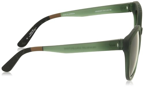 TOMS Juniper Traveler Round Eyeglasses for Women - Designer Sunglasses - UV Protection Glasses w/Case (Matte/Shiny Spruce Crystal Fade, 50mm)3