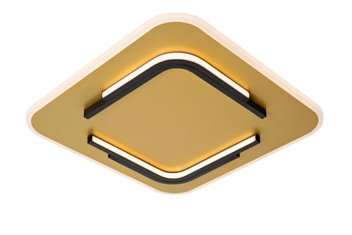 Plafonnier LED or mat LUCIDE ANDREAS pour illuminer chaleureusement votre salle à manger