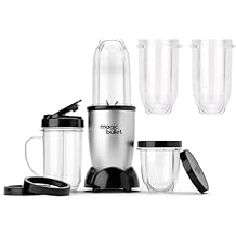 Magic Bullet Blender, Small, Silver, 13 Piece Set