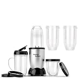 Magic Bullet Blender, Small, Silver, 13 Piece Set