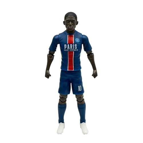 Figurine Ousmane Dembélé PSG Sockers figurine de football Paris Saint-Germain 20 cm