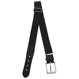 Tofficu Cinturón Elástico Ajustable para Béisbol y Sóftbol, Cómodo y Resistente, Adecuado para Atletas y Uso Diario, Color Negro Material de Tela Elástica y Hierro