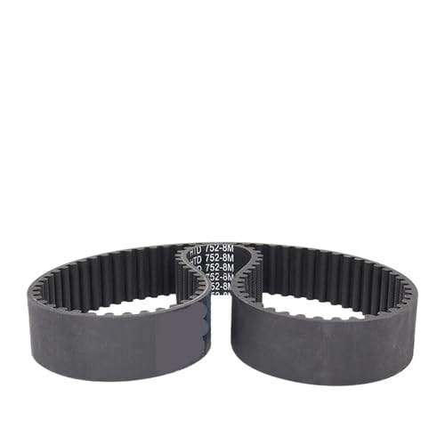 Courroie de distribution HTD8M 728mm en caoutchouc synchrone pour poulie industrielle 25mm