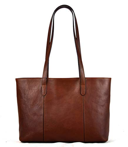 Sac femme marron anti-encombrement spacieux et léger 35x26 cm