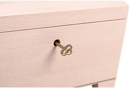 Unfinished Wood Box For Storage, Decoration, Organisation, Lockable Large Natural Wooden Craftsmanship, Rustic Home Decor, Keepsake, Chest 20.5 x 15 x 12 cm.