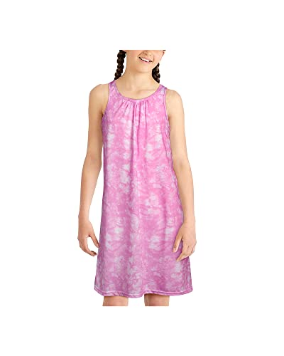 Limited Too Girls' Pajamas - 2 Pack Sleep Shirt Nightgown (Size: 7-16), Pink Tie Dye-Bulldog, Size 10-12 #TOP4