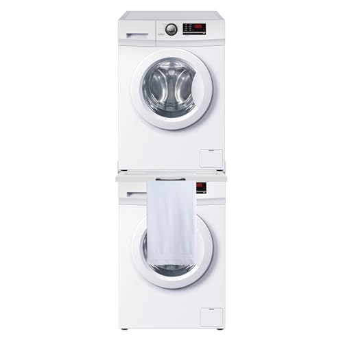 Telaio intermedio, appendiabiti allungabile per lavatrice e asciugatrice, portata 15 lbs