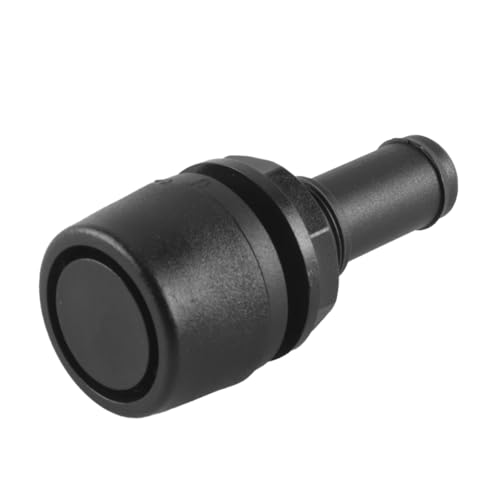 Hoite Gerader Kraftstofftank-Entlüftungs-Entlüfter aus Nylon, Ersatz für Boot, Yacht, Wohnmobil, Auto, mit 22 mm Gewinde, schwarz, universell, Innendurchmesser 11 mm