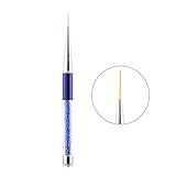  Nagel-Liner-Stift, französischer Stil, Kristall-Griff, DIY Beauty, UV-Gel-Pinsel, Nagel-Liner Stift, Maniküre, Malen, Linien, Gitterstreifen