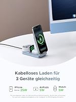 UGREEN MagFlow Qi2 25W 3 in 1 magnetisches Ladestation MagSafe kompatibel – Ansicht 3
