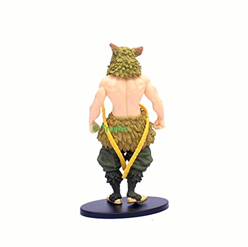 Image of Trunkin Rubber Demon Slayer Inosuke Hashibira Kimetsu No Yaiba Action Figure,Figurine With Stand Figurine,10 cm