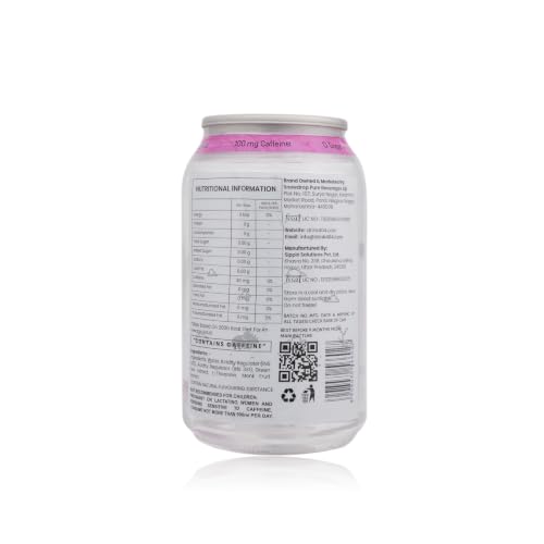 Image of 404 Clean Energy Water - Any Flavour | Mixed Berries, Tropical Mint or Lychee | Natural Caffeine & L-Theanine | Pack of 1 x 355 ml