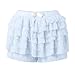 Women's Shorts Lace Trim Sexy Hot Short Layered Elastic High Waist Stretchy Party Short 2026 Fashion Summer Shorts