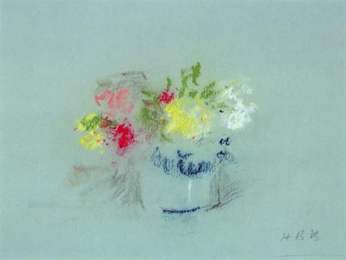 Lámina estilo pintura al óleo con flores vintage para dar vida a tus paredes