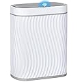 Bathroom Trash can with Automatic Touchless Lid, 2.6 Gallon Motion Sensor Small Garbage Can, Slim Waterproof Smart Trash Bin for Bedroom, Office, Living Room