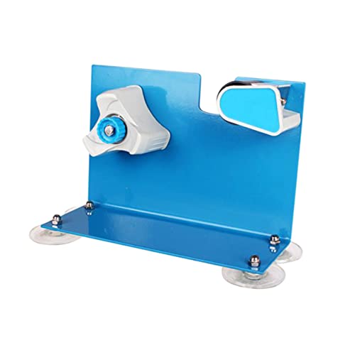 STOBOK cortador de cinta office home store tienda cajas de envío cajas para envíos herramienta para cortar cinta de mesa suministro de cinta dispensador de cinta de calor el plastico Blue