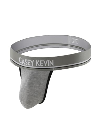 Casey Kevin Mens Jockstrap Sexy Thong Underwear Pouch Jock Strap Breathable Athletic Supporter