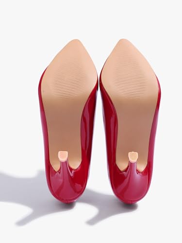 Image of Carlton London Women Comfortable Cone Heel Pointed Toe Slip On Fashion Shoes for Daily use, Office use, Casual use