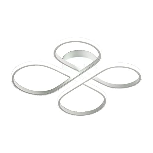 Plafonnier LED moderne en forme de fleur à intensité variable pour chambre et cuisine