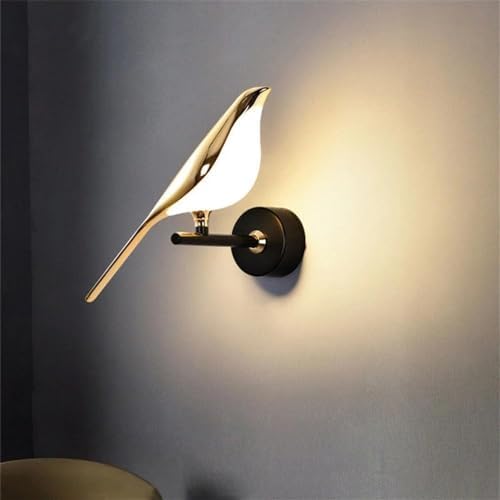 Image showcasing AHUJA INTERNATIONAL Bird Wall Lamp, Bird Art Wall Light,Luxury Hotel ...