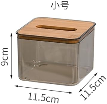 Tissue Box Home Living Room Drawing Paper Napkin Storage Ins Transparent Net(Small) image 4