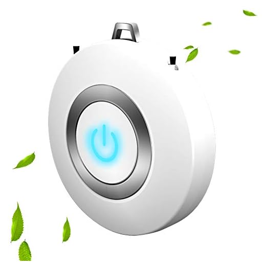 WOOLALA Personal Air Necklace Ions Generator Air Wearable Travel Ionizer for Adults Kids