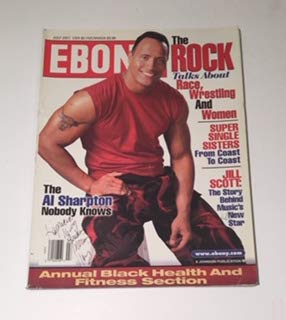 Ebony Magazine July 2001: THE Rock Talks About Race, Wrestling and