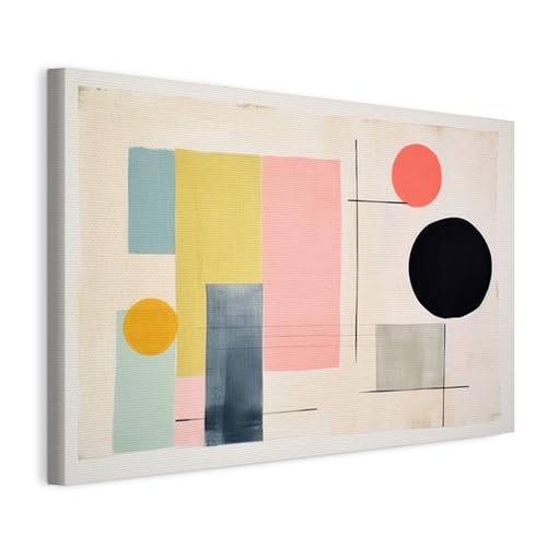 Tableau de décoration murale pastel pour habiller un grand mur vide