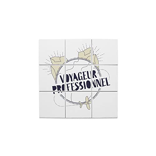 Carreaux céramique décoratif pour personnaliser un mur blanc voyage