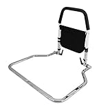 Bed Rail Support with Storage Pouch. Ingenious Design, Super Strong Steel Construction Provide a True Safe Assist. Pleasant to Touch Cushion Grip. Easy to Assemble, Adjustable to fit Any Style beds