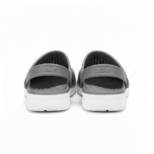 Image of Men Clogs Quick Dry Mesh Walking Clogs Lightweight EVA Arch Support Slip On Mules - Waterproof Anti Skid Outdoor Indoor Beach Pool Sandals