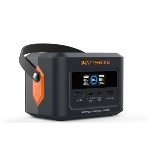 Wattbricks 120W Peak Portable Power Station (H100)