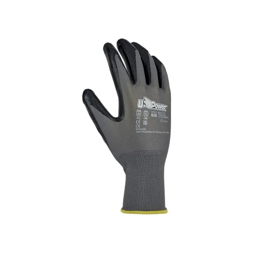 Gants de travail antisécurité U-Power Valzer gris protection mécanique optimale taille 8