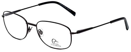 Titanium Designer Reading Glasses Lincoln in Charcoal 57mm