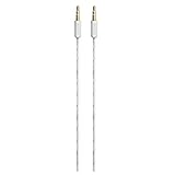 Auvio 3-Foot 3.5mm (1/8') Stereo Audio Cable (White)