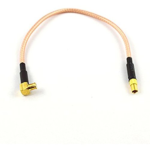 15cm RF Coaxial Pigtail RG316 Cable with MCX Plug Male Right Angle to MMCX Jack Female Connector(Qty of 2) Ships from USA