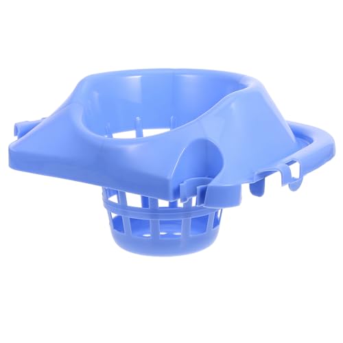 CONGARTENO Cesta de Drenaje para Cubo de Fregona Azul Accesorio Plástico Resistente para Cubo de Limpieza Diseño Perforado Ergonómico para Uso Doméstico y Drenaje